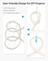 5M 16.4ft 6000K 110V ~120V Closet COB Led Strip Lights for Outdoor Waterproof LED Rope Lights Daylight White AC