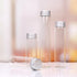 20ml Glass Vials, 30pcs Clear Glass Bottles with Aluminum Screw Caps