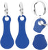 4pcs Fashionable Keychain Tokens - Metal Coin Shopping Trolley Accessories
