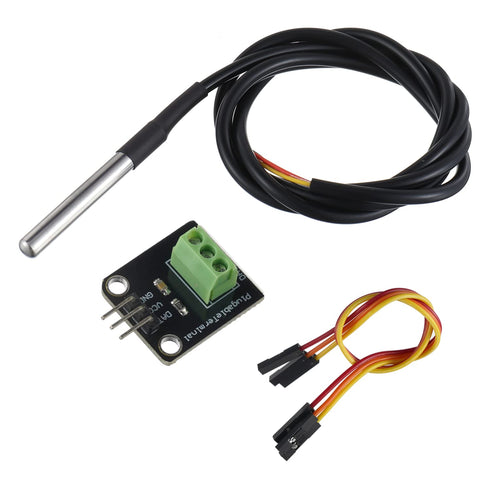 BOJACK DS18B20 Temperature Sensor Module Kit with Waterproof Stainless Steel Probe for Raspberry