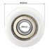 uxcell 608ZZ Ball Bearing Guide Pulley Roller Round Wheel, 8x30x10mm, Double Metal Shielded, 4pcs