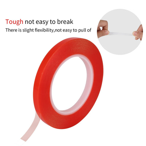 Kaisiking Double Sided Adhesive Tape, 5mm / 10mm x 25M Heat Resistant Transparent Acrylic Tape for LCD Screen Repair