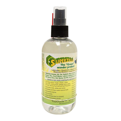 Superzilla Powerful All-Purpose Cleaner and Lubricator The Green Wonder Product 8oz Spray Bottle