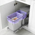 Sankoly 3 Pack 30-64 Trash Can Bands Elastic Rubber Bands for Garbage Bags - Durable Fit for Gallon Cans, Waste Bins