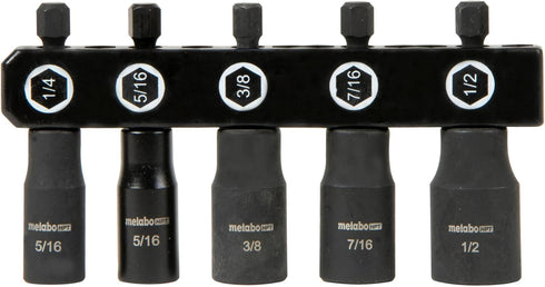 Metabo HPT 5-Piece Impact Nut Driver Set (115280M)