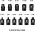 11 3/8-inch Set, MIXPOWER Pieces Drive Pipe Plug Socket SAE, CR-MO, Tapered Male Square Drive, Chamfered Female Square