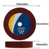 6inch Non-Woven Abrasive Grinding Flap Wheel Nylon Fiber Wheel Scouring Buffing Pad for Rotary Tool 2inch Thickness 240 Grit Red