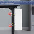 Monitor Memo Board - 2 pcs Magnetic Whiteboard Memo Board for Desktop with 3 Pens