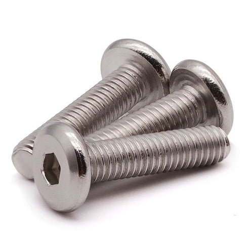 M6 x 40mm Hex Socket Flat Head Screws, 30 Pack, 304 Stainless Steel for Furniture, DIY