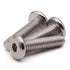 M6 x 40mm Hex Socket Flat Head Screws, 30 Pack, 304 Stainless Steel for Furniture, DIY