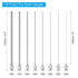 PATIKIL Blunt Tip Dispensing Needle, 16 Pcs 4 Inch Stainless Steel Liquid Dispenser Needles with Lure Lock