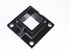 Floor Mount Post Flange for 2" Square Fence Post and Deck Railing, Heavy Duty Aluminum