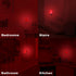 4 Pack GREENIC Plug in LED Night Light Lamp with Light Sensor RED