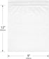 Plymor 9" x 12" Reclosable Plastic Bags (Pack of 200), 2 Mil with Hang-Hole Zipper