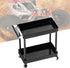 2 Cart Shelf, Tier Metal Tools Trolley Superb Craftsmanship Easy To Assemble and Disassemble for Placing