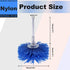 7 Pack 1/4" (80 120 180 240 320 400 600 Abrasive Nylon Wheel Brush for Drill with Shank, ) Grits, Nylon Abrasive Wheel
