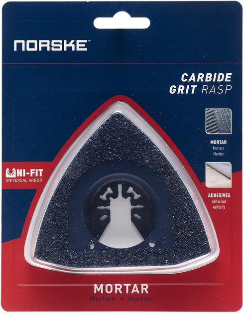 Norske Tools NOTP231 Triangle Carbide Rasp Oscillating Multi Tool Accessory
