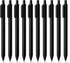 Kaco PURE Gel Pens, 10 Pieces Set, Black Ink 0.7mm Medium Point, Quick Drying Aesthetic Note Taking Supplies