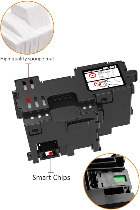 MC-G03 Waste Ink Maintenance Cartridge Compatible with Canon MC-G03 for MAXIFY Printers (1 Pack)