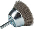 Forney 60006 Fine Crimped Wire Cup Brush with 1/4-Inch Shank, 2-1/2-Inch