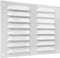 Vent Systems 10" x 7.5" Inch White Air Vent Cover, Metal Air Return Grill with Mesh
