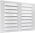 Vent Systems 10" x 7.5" Inch White Air Vent Cover, Metal Air Return Grill with Mesh