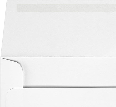 LUXPaper Invitation Envelopes #9 Slimline | 3 7/8" x 8 7/8" | White | 70lb. Text | 50 Qty