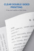 esahpss A4 80gsm, 100 Pack Copy Paper Sheets per Bright White Printer Paper for Inkjet & Laser, Smooth Double-Sided