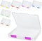 PerKoop 6 Pcs Clear A4 File Box Document Plastic Storage Box, Paper Case, Board Game Storage, Magazine Protector