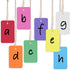 8 Pack, 2.2"x3.5", 400 Counts Blank Flash Cards with Ring for Studying, Colored Index Cards with Ring Note Cards Heavy