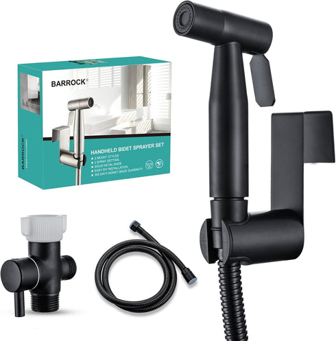 BARROCK Handheld Bidet Sprayer for Toilet, 2 Pack Stainless Steel Metal Made