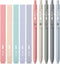 Mr. Pen 10 Pack Aesthetic Highlighters and Gel Pens No Bleed, Morandi Color Bible Highlighters, Black Ink Bible Pens