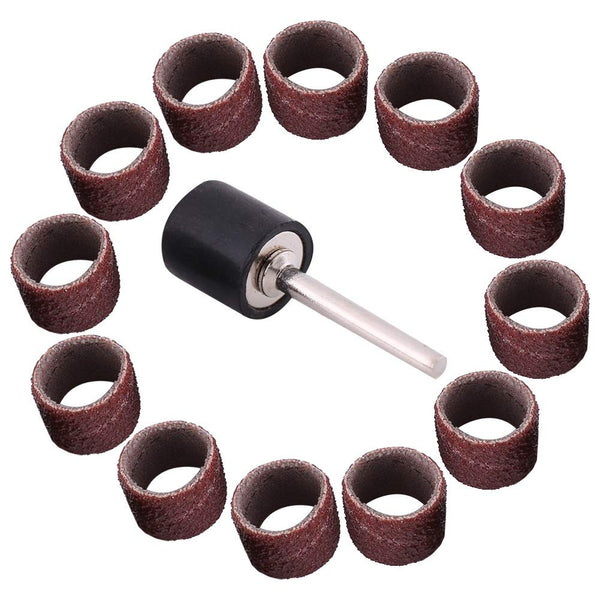 Drum Sanding Bands, Sanding Sleeves Power Sander Parts & Accessories, Polishing Kit for Woodworking (80/320/600 Grit)
