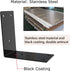 Aufuga (16) L Bracket,Raised Garden Bed Corner Brackets,Heavy Duty Corner Brace,Stainless Steel Shelf Bracket,Black