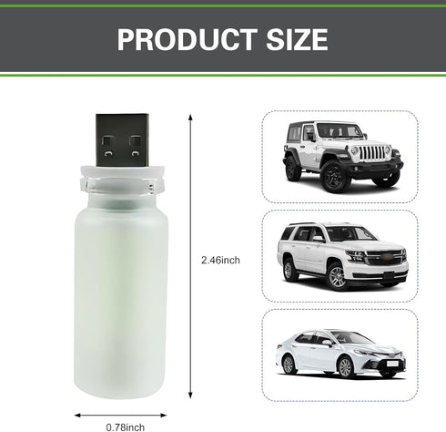 Titgoes Bulb, Dimmable USB Night Light Frosted Glass Bottle Mini Portable Lamp, Touch Ambient Light, Universal for Most