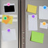 Magnetic Board Frameless Stainless Iron Strips, Magnetic Strips with Adhesive Backing, Memo Board with 7 Pcs Colorful