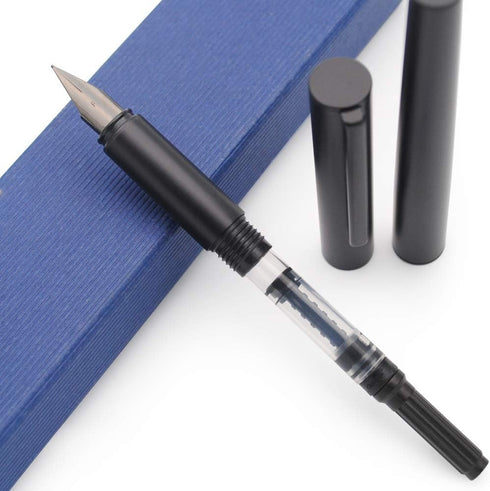 JINHAO 35 Fountain Pen, Matte Black, Fine Nib 0.5mm
