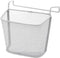 VILLCASE Dormitory Bedside Shelf Storage Baskets, Side Desk Organizer, Metal Hanging Desk Mesh Organizer with Hook Rack