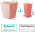 G.CORE Large Pegboard Cups, Grey Peg Board Storage Bin 6 Pack with Hooks for Organization