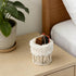 2 2 Pcs Glasses Holder for Nightstand, Boho Decor Eyeglass Holder Stand with Cleaning Cloths, Plush Lined Glasses Case