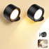 LED Wall Mounted Lamps, Battery Operated Rechargeable Wall Lights, 3CCT & Dimmable,