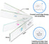 100 Prepared Microscope Slides with Specimens for Kids Adults - Biological Science Lab Samples for School Students