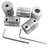 AFUNTA 5 Pcs Flexible Couplings 5mm to 8mm for NEMA 17 Stepper Motors - Compatible with Small CNC Machines & 3D Printers