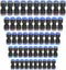 Straight Push Connectors Kit, 50 Pcs Quick Release Plastic Push to Connect Fittings for 4/6/8/10/12 mm Air Line Tubes