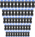 Straight Push Connectors Kit, 50 Pcs Quick Release Plastic Push to Connect Fittings for 4/6/8/10/12 mm Air Line Tubes