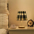 Lotupokon 3 Dimmable Bulb Black White Buffalo Plaid Table Lamp for Bedroom Way Bedside Nightstand Lamp USB Desk Lamp