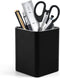 Metal Square Pen Holder for Desk, Aluminum Desktop Organizer and Makeup Brush Storage Box for Office, School, Home