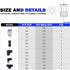37 Pcs Quick Connect Air Hose Fitting Kit, 1/4" 3/8" 1/2" Push To Connect Fittings for Truck or Industrial Air
