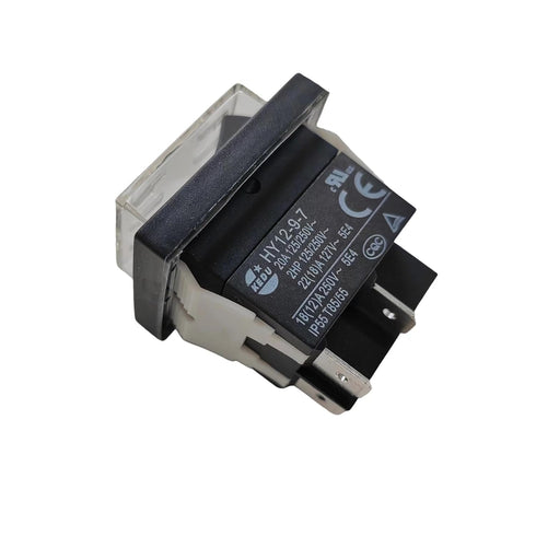 HY12-9-7 Push Button Switch with Waterproof Cover for KEDU Fridge, 125/250V 20A (2)