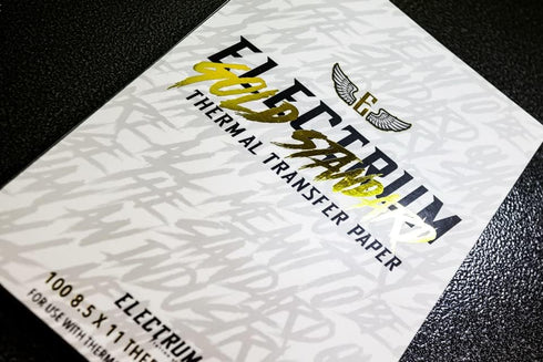 Electrum Gold Standard Thermal Transfer Paper, 100 Sheets for Thermal Printers, Premium Tattoo Stencil Paper